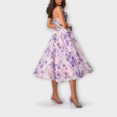 Elegantné Chiffon Midišaty