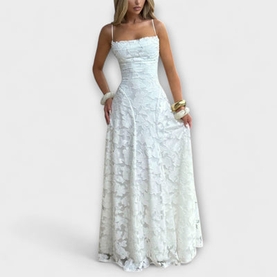 Emberly - Elegantné Jacquard-Maxikleid