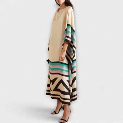 Elenora - Strihový geometrický kaftan