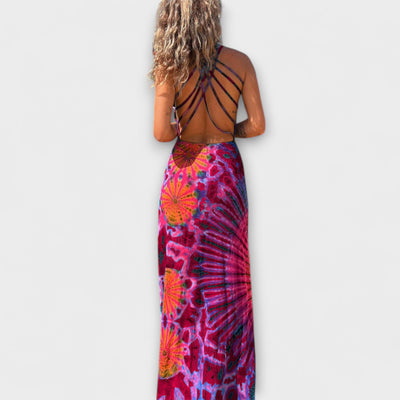 Ronja - La Bamba Tie-Dye Print Maxikrása
