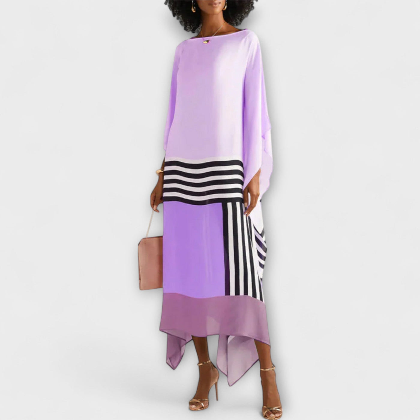 Elenora - Strihový geometrický kaftan
