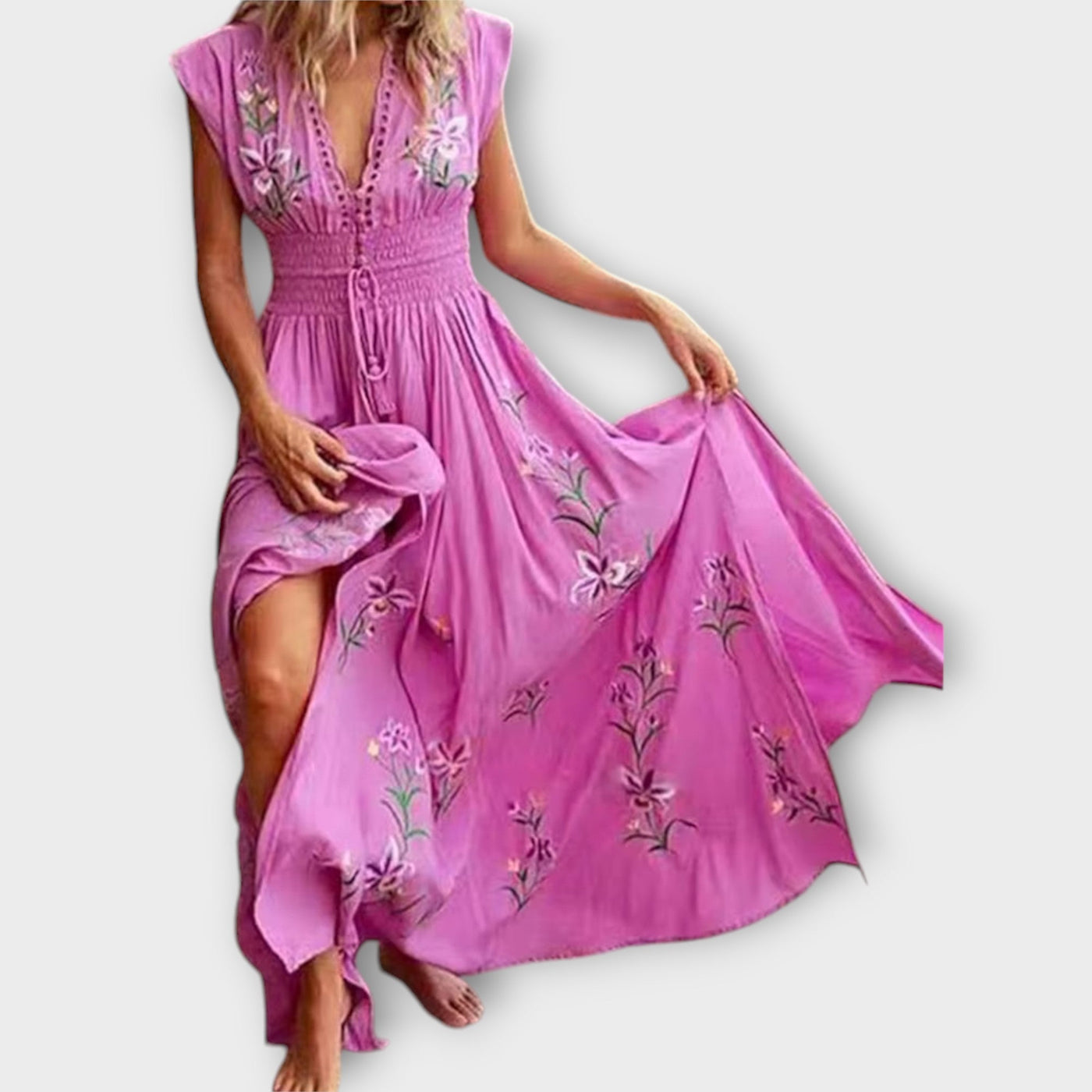 Felizia – Boho šaty s čarovnými výšivkami