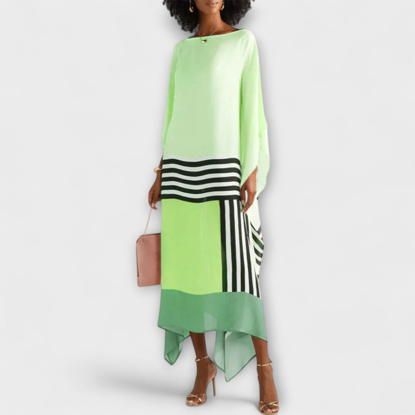 Elenora - Strihový geometrický kaftan