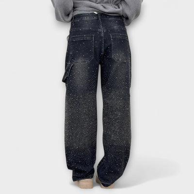 Fable - Shine Denim Jeans v štýle Balloon Carpenter