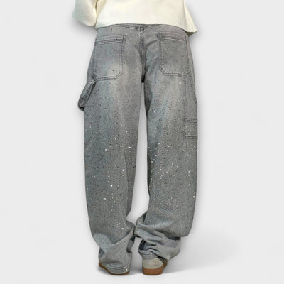 Fable - Shine Denim Jeans v štýle Balloon Carpenter
