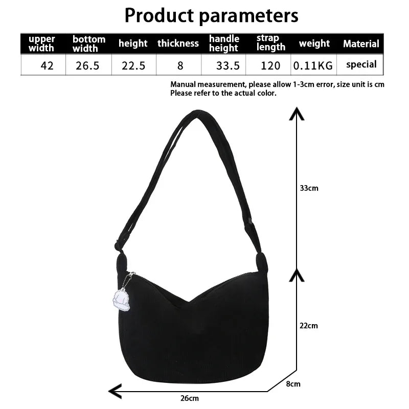 Monika. - Cordura kabelky cez rameno pre ženy