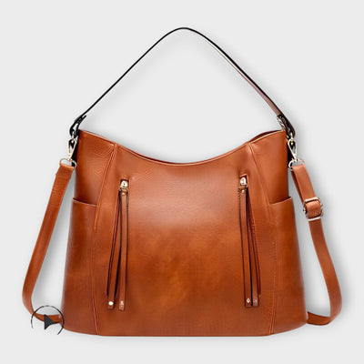 Monika. - Vintage-inšpirovaná elegantná dámska kabelka