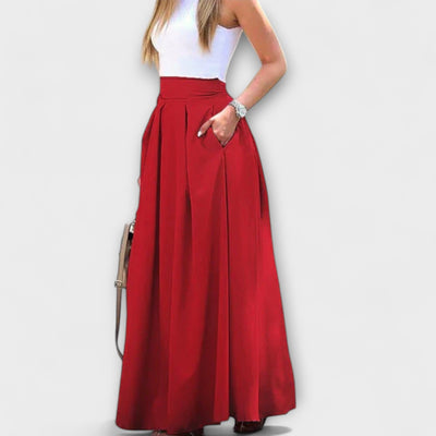 Tzafira – Elegantný Maxisukňa s vysokým pásom