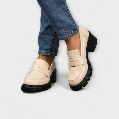 Harriet - Pohodlné loafers s robustným opätkom