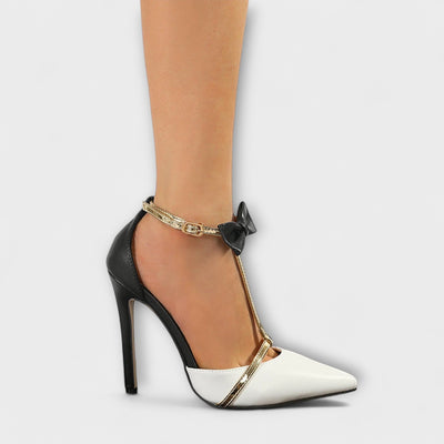 Danielle - Farebne odlíšené špicaté stiletto podpätky
