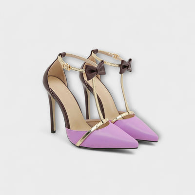 Danielle - Farebne odlíšené špicaté stiletto podpätky