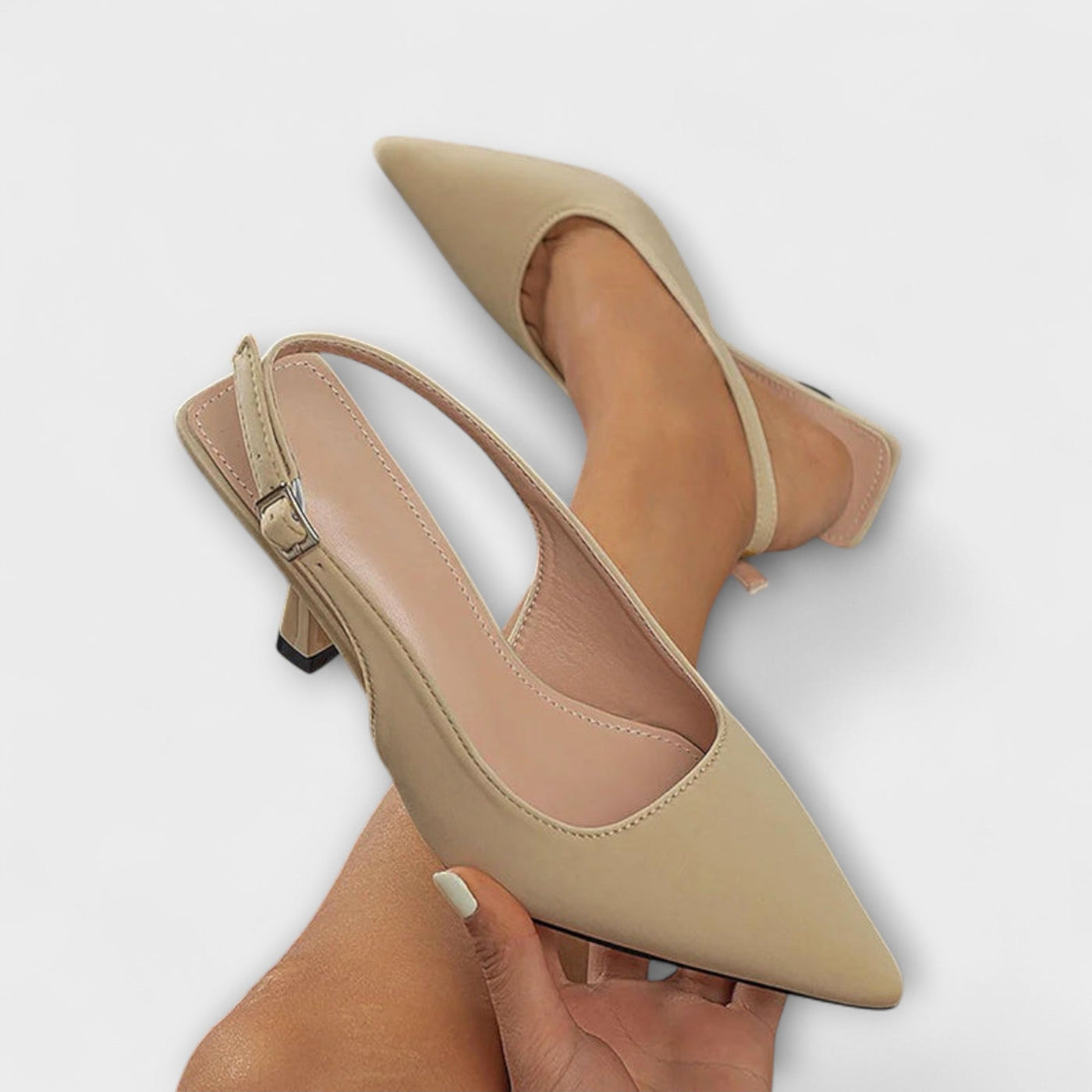 Emma - Elegantné stiletto topánky s stredným opätkom
