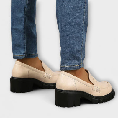 Harriet - Pohodlné loafers s robustným opätkom