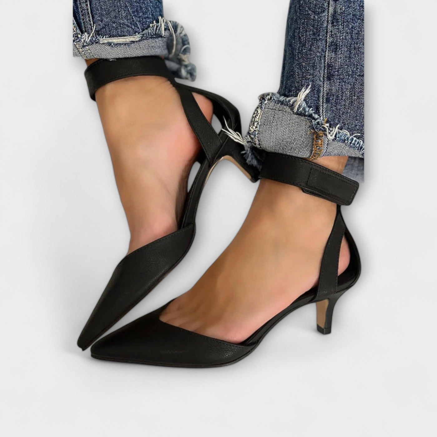 Olivia - Čierne Kitten Heels