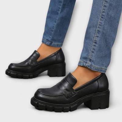 Harriet - Pohodlné loafers s robustným opätkom