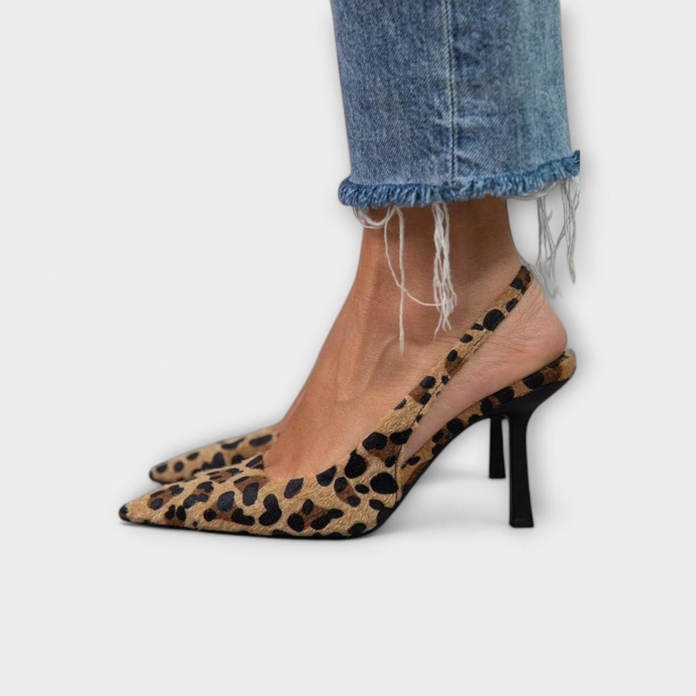 Brooke - Khaki farbené stiletto topánky